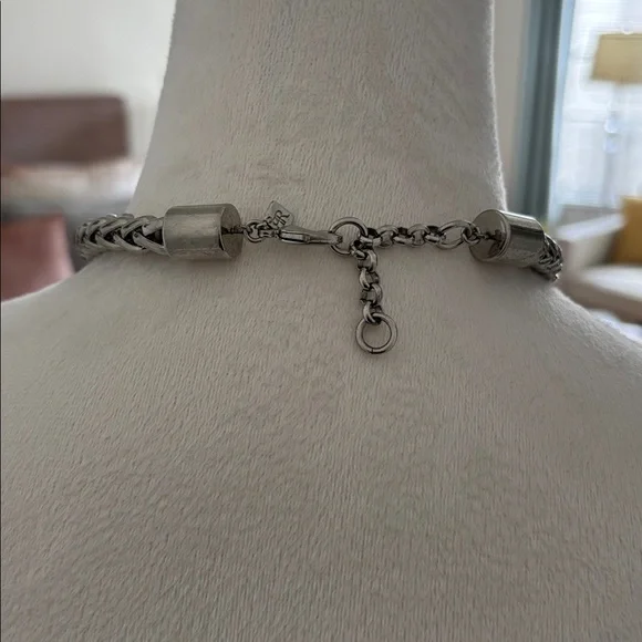 Banana Republic Silver Chain Link Statement Necklace - OS - Picture 3 of 5